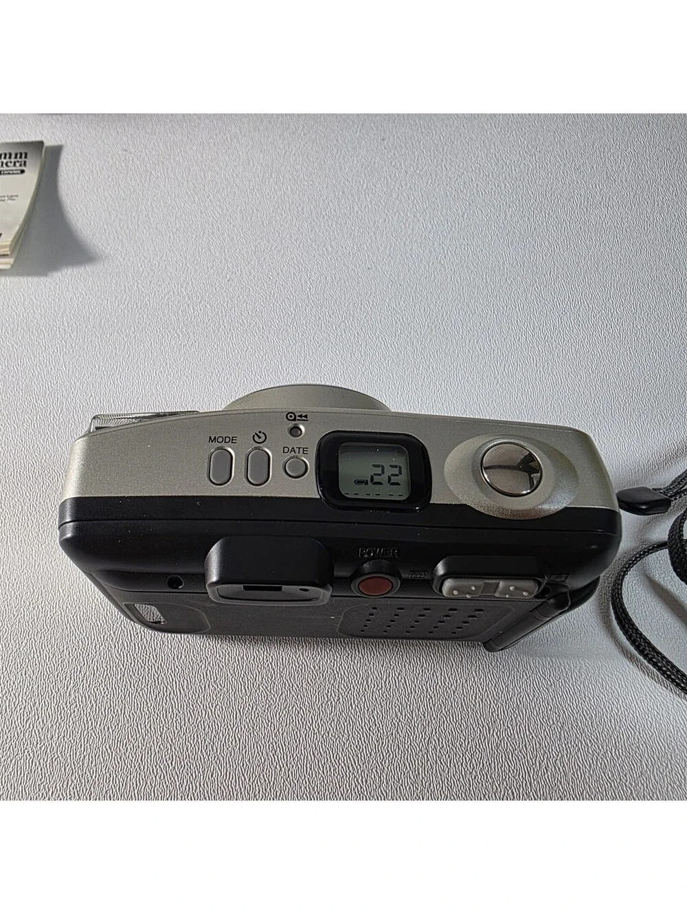 Fujifilm Zoom Date 120 35mm Film Point & Shoot Camera W/Case Manual Tested